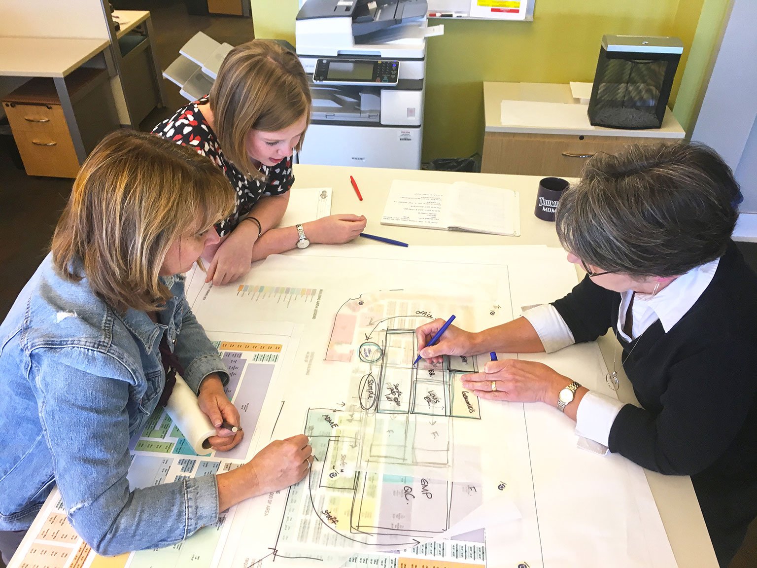 Design Team Building a Lab