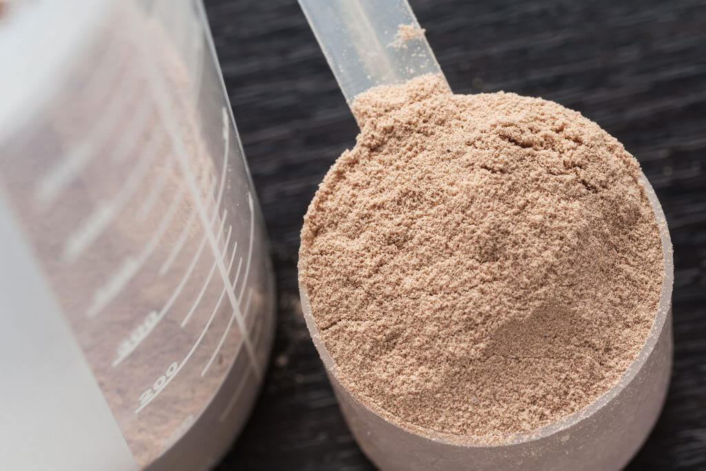 cup of raw food powder for manufacturing