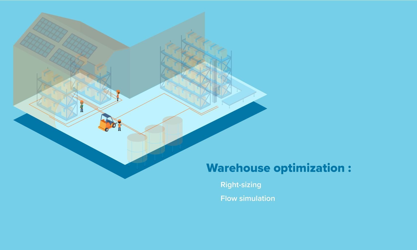 diagram - optimized warehouse design