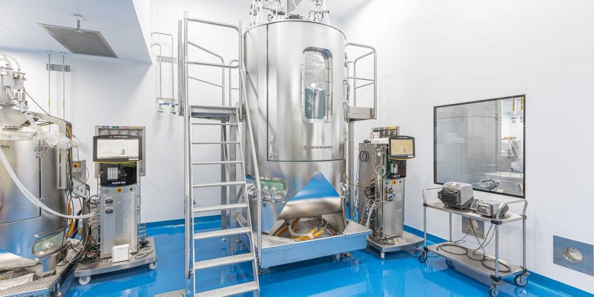Bioreactors in Abzena's biopharma expansion project