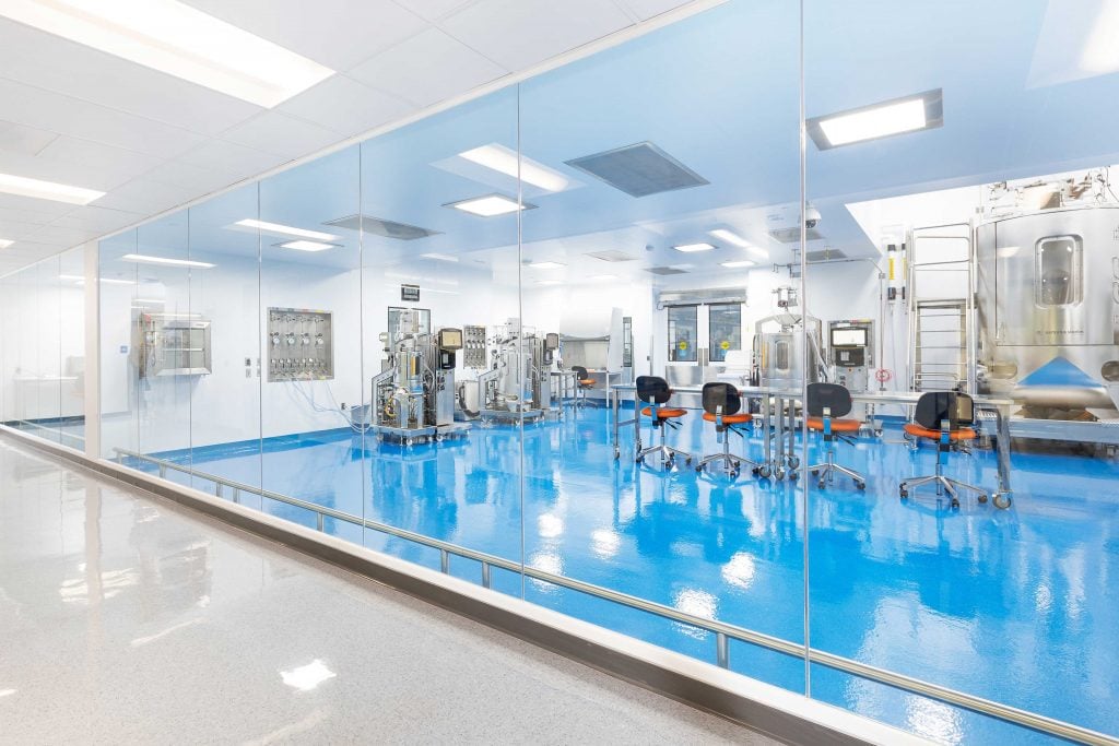 Processing space in Abzena's biopharma facility