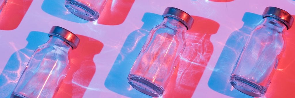 Aseptic process vials
