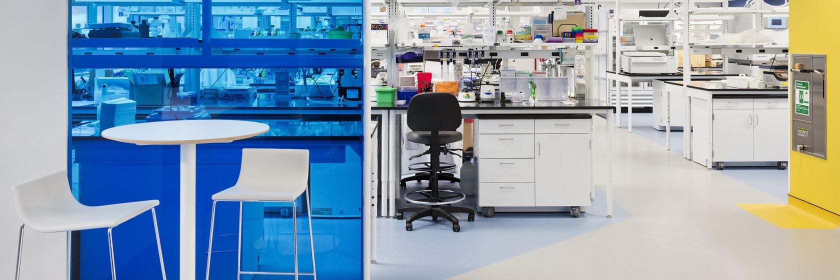 collaboration station in a lab