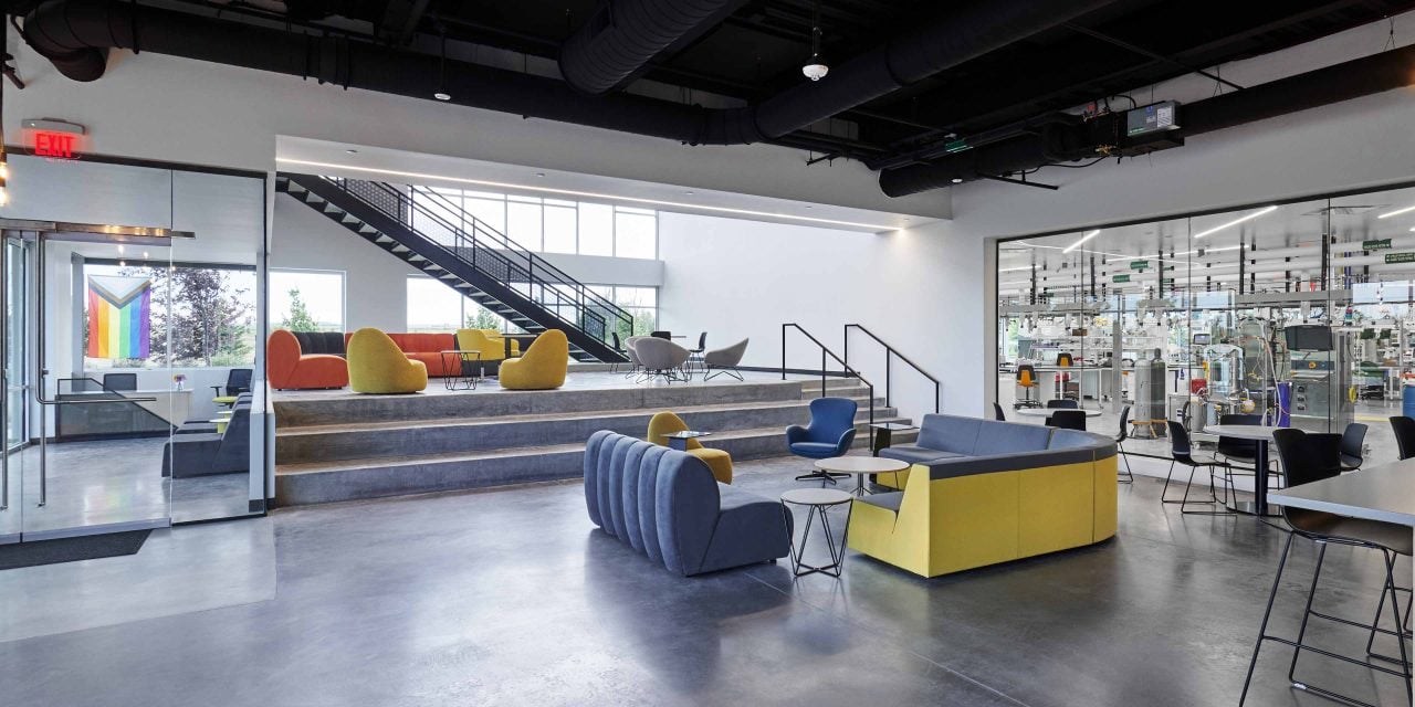 ATMP facility's lobby in Colorado