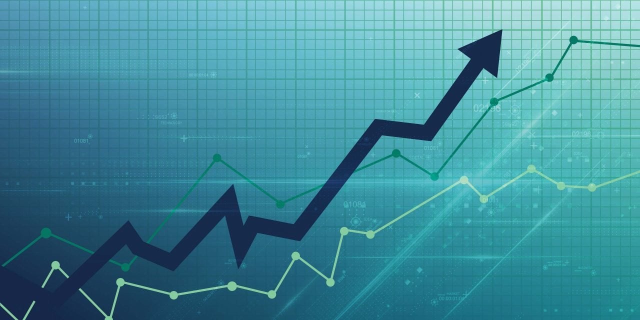 manufacturing trendline with growth