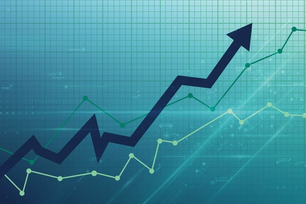 manufacturing trendline with growth