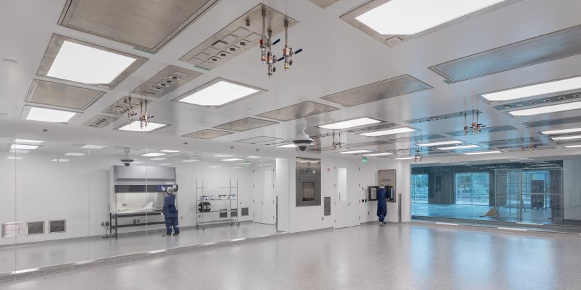 Inside ATMP cell therapy lab
