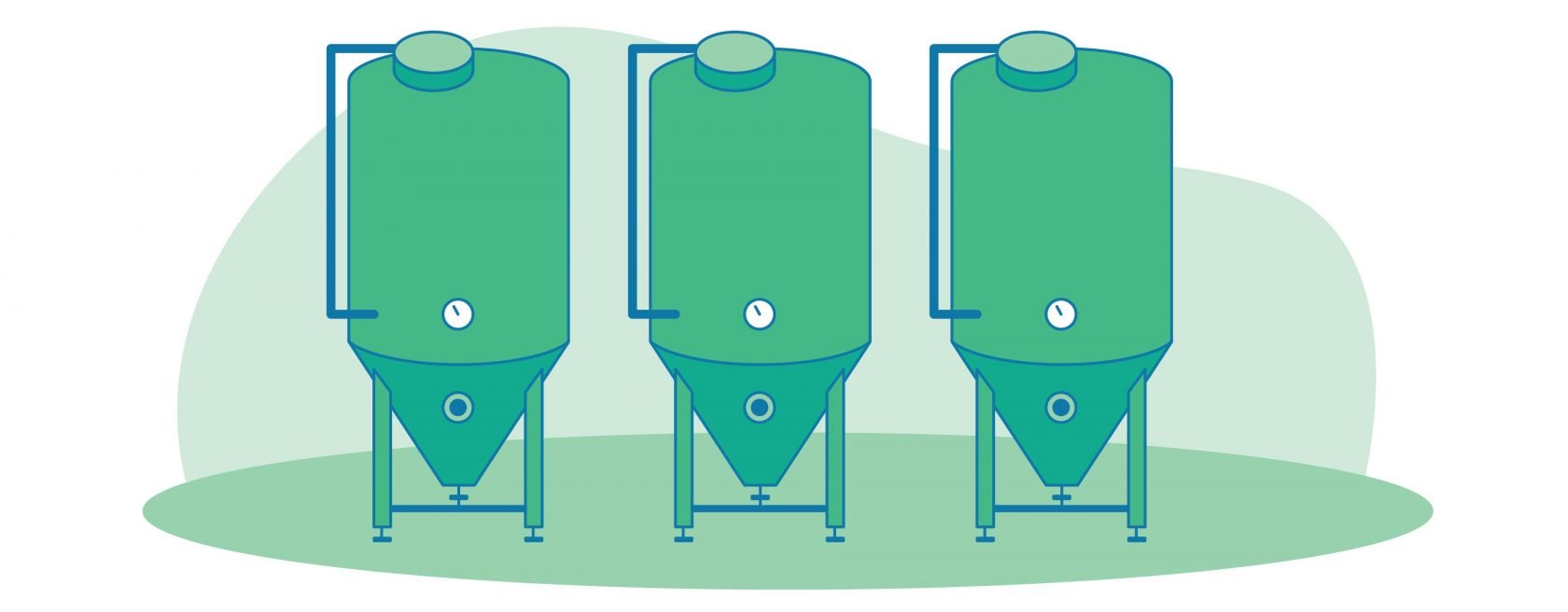 3 fermentation tanks