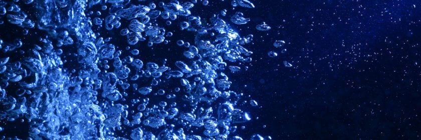 Bubbles in water
