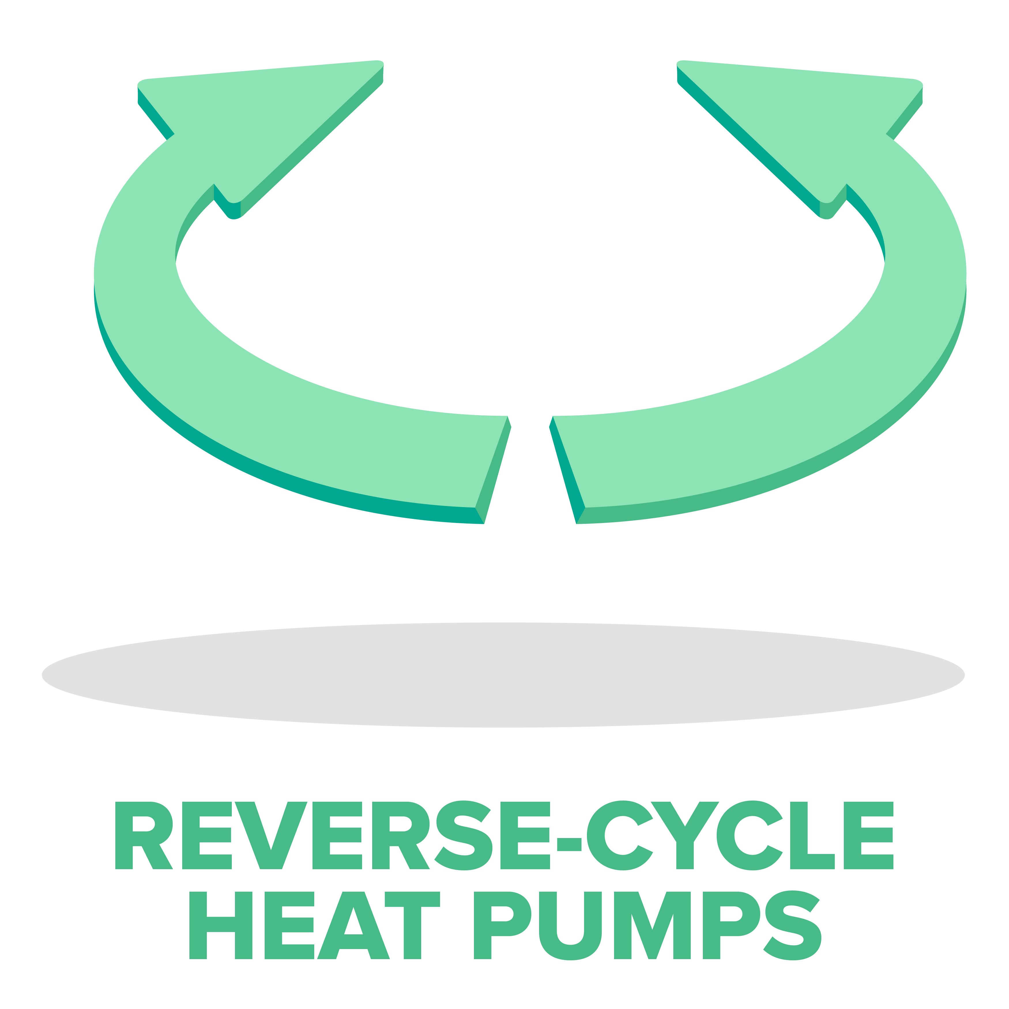 icon: reverse-cycle heat pump