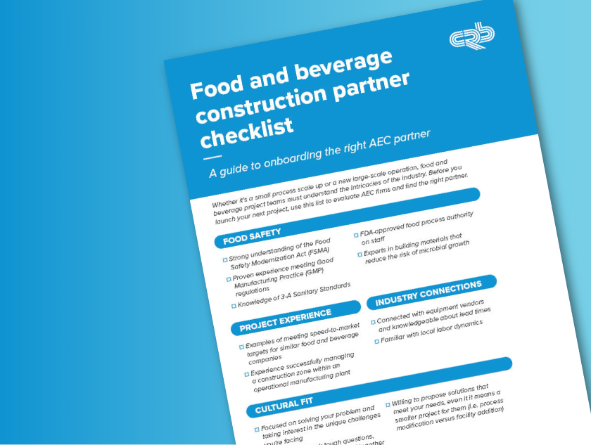 | Click here to download the food and beverage construction partner checklist