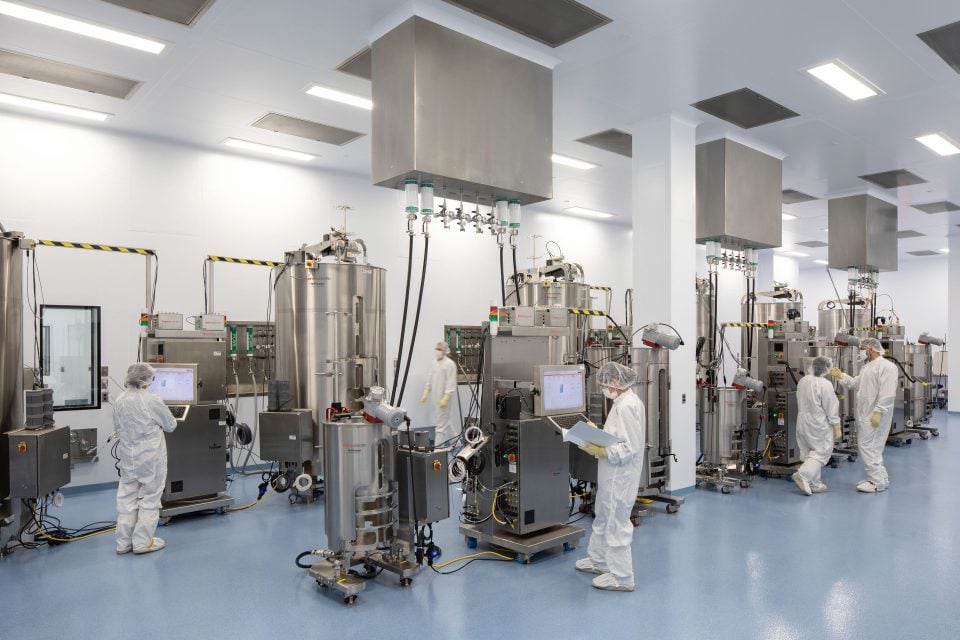 Mammalian cell culture drug substance manufacturing & lab expansion