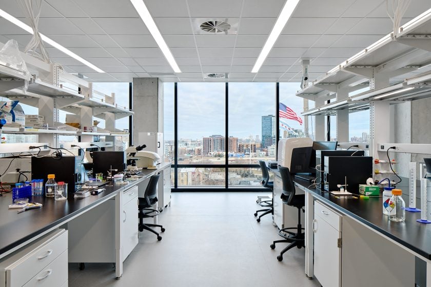 Lab with natural light