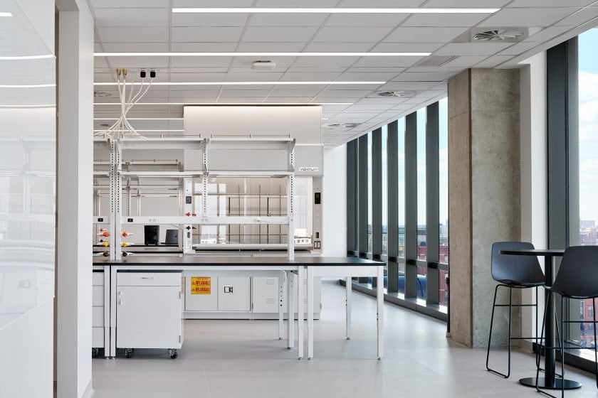 Lab with natural light