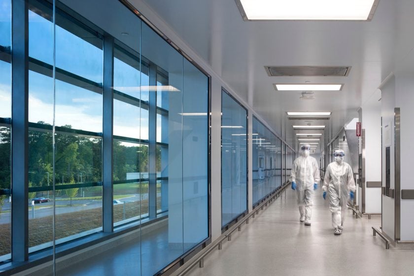 GMP corridor with natural light