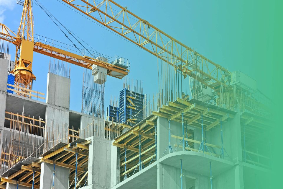 eco-green on construction site photo