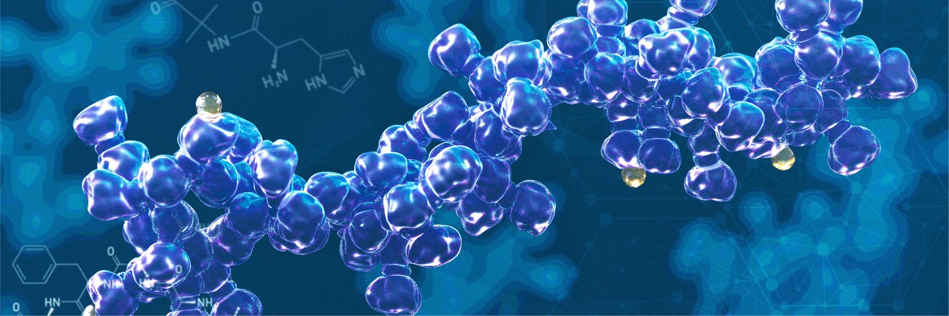 graphic illustration of peptide molecule