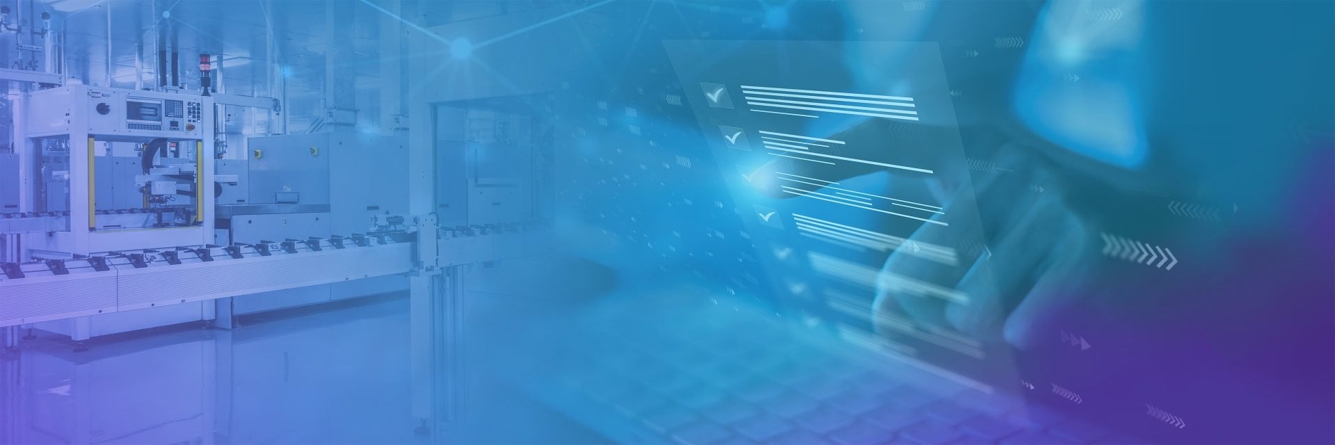 abstract image - digital pharma manufacturing checklist