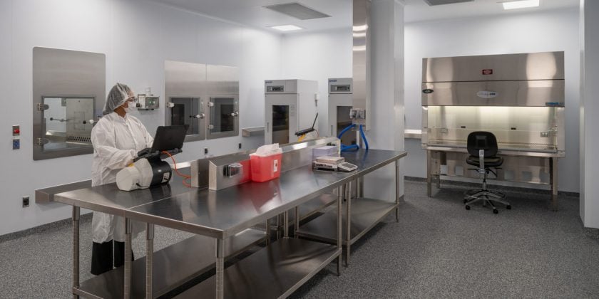 Cell therapy manufacturing suite