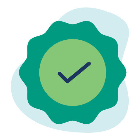 checkmark icon indicating approved